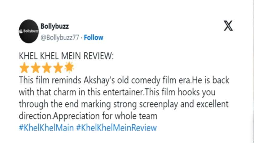 Khel Khel Mein Twitter Review