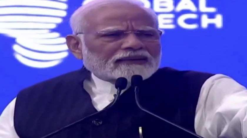 PM Modi in FinTech Fest